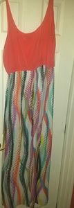 Bisou Bisou colorful Maxi dress